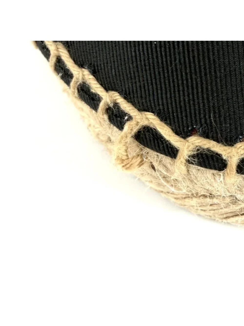 Chanel Sneakers Espadrilles Flat Shoes CC Logo Slip-on Tweed Multicolor Black